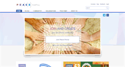 Desktop Screenshot of peaceportal.org